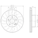 Original TEXTAR 92099303 Bremsscheiben 2 Stück vorne für MERCEDES-BENZ