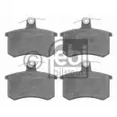 Febi Bilstein Bremsenset Bremsscheiben 245 mm voll Bremsbeläge hinten Audi 80 B4