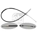FEBI BILSTEIN 36936 Handbremsseil für MERCEDES-BENZ, VW