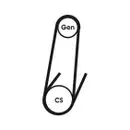 CONTINENTAL CTAM 4PK611 ELAST Keilrippenriemen