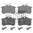 Original Febi Bilstein Bremsenset Bremsscheiben 245 mm voll Bremsbeläge hinten P