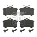 Febi Bilstein Bremsenset Bremsscheiben 232 mm voll Bremsbeläge hinten Golf 4 1J