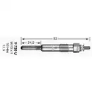 Glühkerze Ngk 6704 D-power für Renault für Dacia