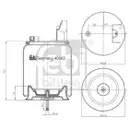 FEBI BILSTEIN 40602 Luftfederbalg für VOLVO