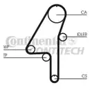 CONTINENTAL CTAM CT1010WP1 Zahnriemen Kit + Wasserpumpe