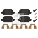FEBI BILSTEIN 16626 Bremsbelagsatz für OPEL