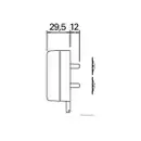Seitenmarkierungsleuchte Herth+buss Elparts 82710350 für Man Beidseitig