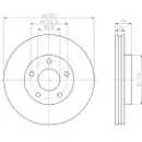 TEXTAR 92109403 Bremsscheiben 2 Stück NISSAN