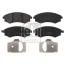 FEBI BILSTEIN 16681 Bremsbelagsatz für HYUNDAI, DAEWOO, SSANGYONG