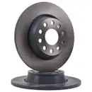 Original Febi Bilstein Bremsenset Scheiben 286 mm voll Bremsbeläge hinten Golf