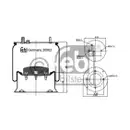 FEBI BILSTEIN 20902 Luftfederbalg für RENAULT