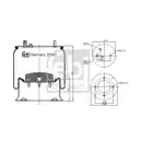 FEBI BILSTEIN 20902 Luftfederbalg für RENAULT