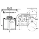 FEBI BILSTEIN 35621 Luftfederbalg für RENAULT