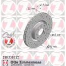 Original ZIMMERMANN 230.2370.52 Bremsscheiben 2 Stück für FIAT