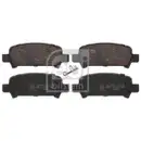 FEBI BILSTEIN 16659 Bremsbelagsatz für SUBARU, MITSUBISHI