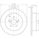 TEXTAR 92135703 Bremsscheiben 2 Stück TOYOTA