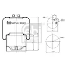FEBI BILSTEIN 38323 Luftfederbalg für MERCEDES-BENZ