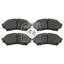 FEBI BILSTEIN 16498 Bremsbelagsatz für MAZDA