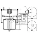 FEBI BILSTEIN 20501 Luftfederbalg für VOLVO