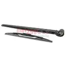 Wischarm Scheibenreinigung Metzger 2190206 für Audi Hinten
