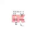 Zubehörsatz Bremsbacken Nk 7999545 für Fiat für Peugeot für Renault für Seat