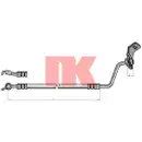 Bremsschlauch Nk 853485 für Hyundai Hinterachse Links