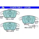 ATE Set Scheiben Ø314 vorn Ø300 hinten Bremsbeläge Ceramic Audi A4 A5