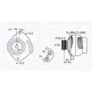 MAGNETI MARELLI 063321604010 GENERATOR FI