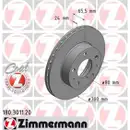 ZIMMERMANN 180.3011.20 Bremsscheiben 2 Stück FIAT