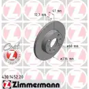 ZIMMERMANN 430.1452.20 Bremsscheiben 2 Stück OPEL