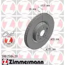 ZIMMERMANN 590.2584.20 Bremsscheiben 2 Stück TOYOTA