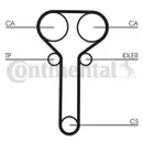 CONTINENTAL CTAM CT978WP1 Zahnriemen Kit + Wasserpumpe