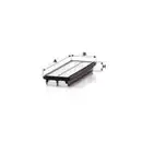 Luftfilter Mann-filter C 36 020 für Hyundai