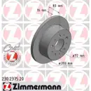ZIMMERMANN 230.2375.20 Bremsscheiben 2 Stück FIAT