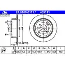 ATE 24.0109-0111.1 Bremsscheiben 2 Stück HONDA
