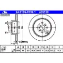 ATE 24.0109-0139.1 Bremsscheiben 2 Stück TOYOTA