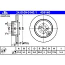 ATE 24.0109-0140.1 Bremsscheiben 2 Stück TOYOTA
