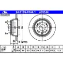ATE 24.0109-0144.1 Bremsscheiben 2 Stück HONDA