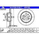 ATE 24.0109-0160.1 Bremsscheiben 2 Stück SUZUKI