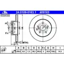 ATE 24.0109-0163.1 Bremsscheiben 2 Stück TOYOTA