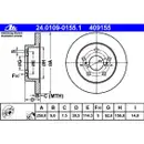 ATE 24.0109-0155.1 Bremsscheiben 2 Stück TOYOTA