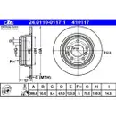 ATE 24.0110-0117.1 Bremsscheiben 2 Stück BMW