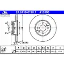ATE 24.0110-0190.1 Bremsscheiben 2 Stück FIAT
