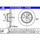 ATE 24.0110-0225.1 Bremsscheiben 2 Stück OPEL