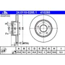 ATE 24.0110-0285.1 Bremsscheiben 2 Stück NISSAN