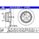 ATE 24.0110-0287.1 Bremsscheiben 2 Stück BMW