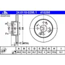 ATE 24.0110-0295.1 Bremsscheiben 2 Stück HONDA