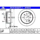 ATE 24.0110-0317.1 Bremsscheiben 2 Stück HYUNDAI