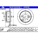 ATE 24.0110-0318.1 Bremsscheiben 2 Stück KIA