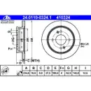 ATE 24.0110-0324.1 Bremsscheiben 2 Stück KIA